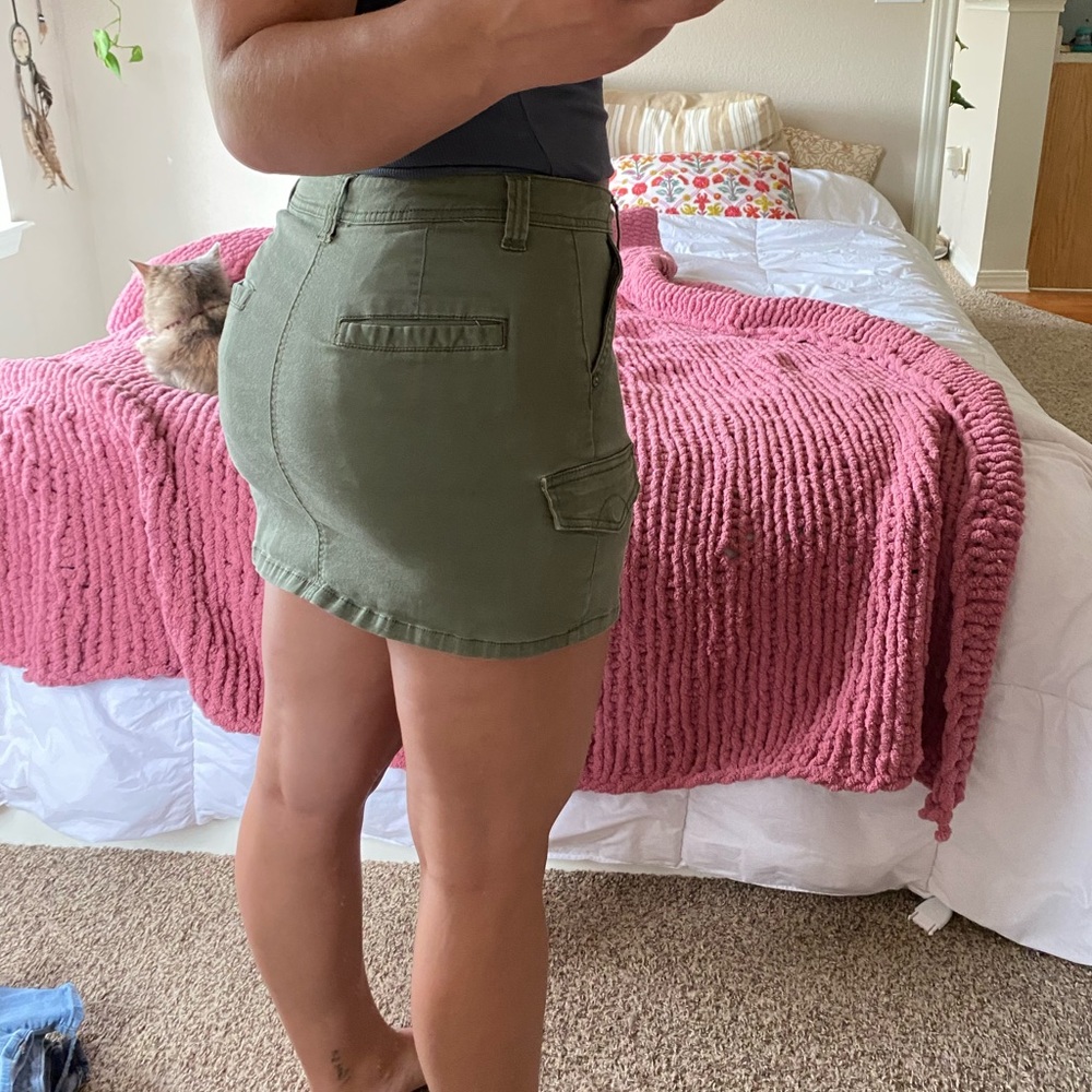 Cargo mini skirt